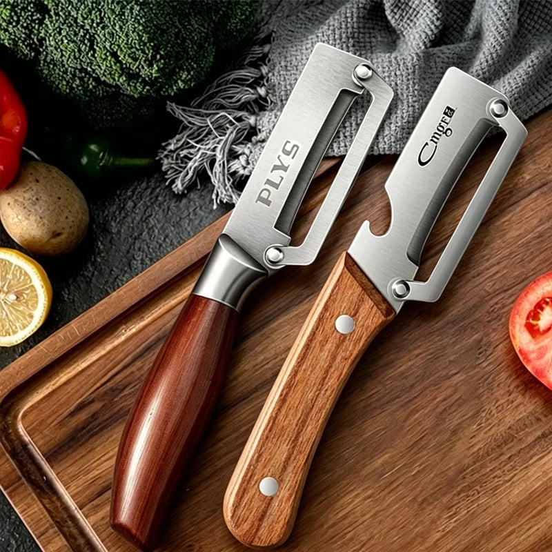 Stainless Steel Vegetable Peeler for Fruits & Vegetables - Multi-Function Kitchen Tool