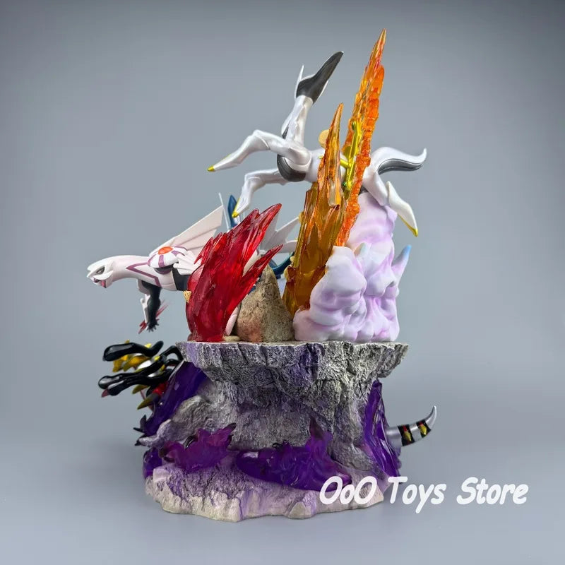 14.57in Anime Pokémon Action Figures Set - Dialga Palkia Giratina Arceus PVC Collectible Toys