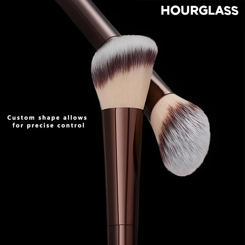 Makeup Brush Set - Angled Contour, Blush, Powder Brushes for Professional Makeup