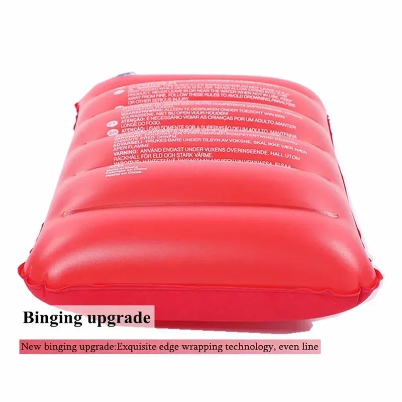 Inflatable Air Cushion Pillow for Camping Travel and Outdoor Use - Folding Square Head Rest