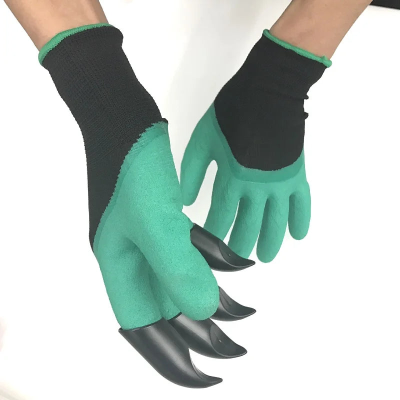 Gardening Gloves with Claws Waterproof Breathable Non-Slip Planting Gloves