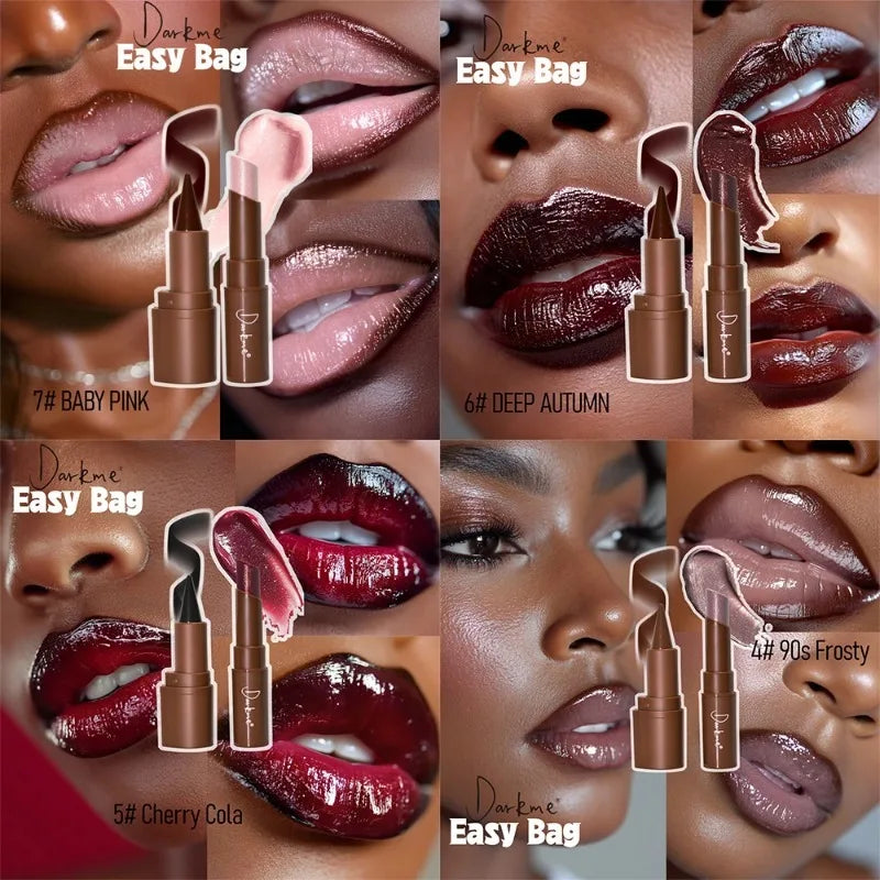 Long Lasting Waterproof Lip Liner Pencil & Lipstick Set - Matte & Sparkling Finish