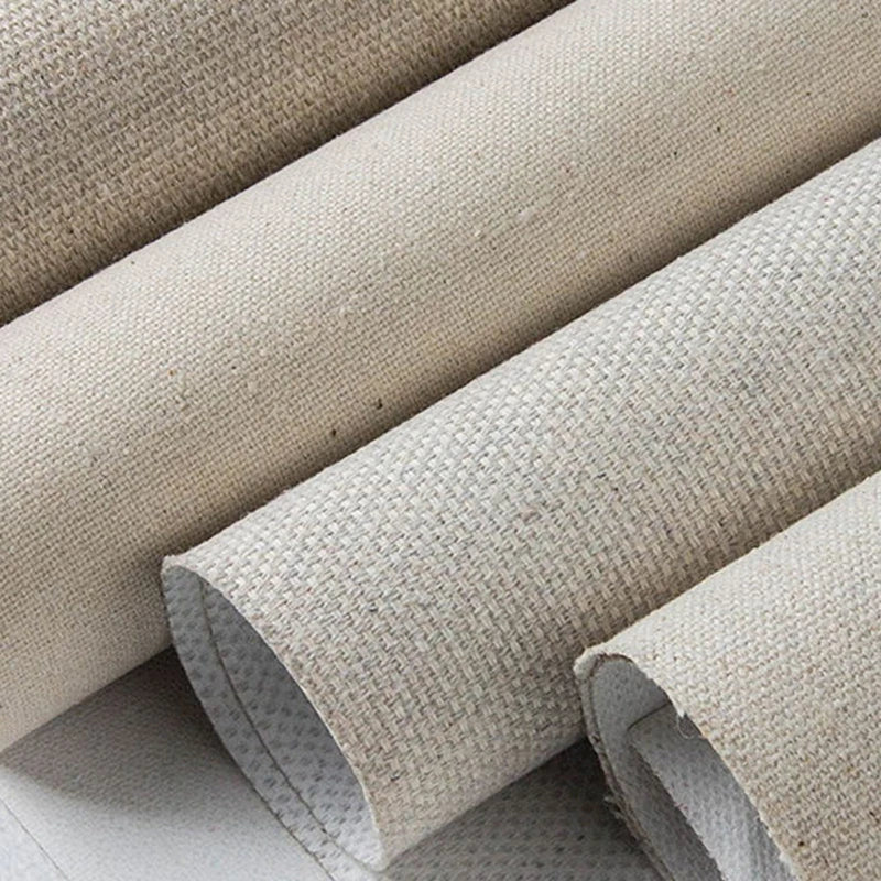 Linen Blend Canvas Roll for Oil & Acrylic Painting - 5m Wide Choice