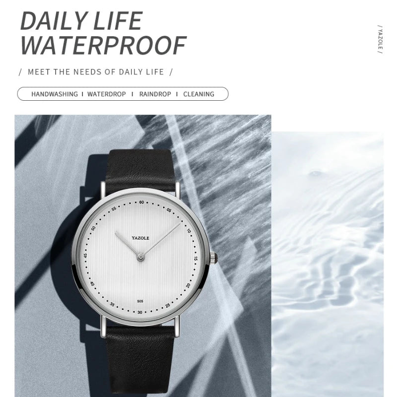 Luxury Men's Quartz Watch for Business Casual Wear - Multiple Colors