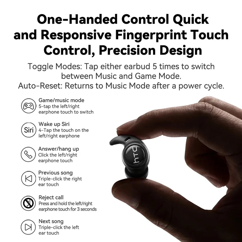 Wireless Sleep Earbuds with Bluetooth 6.0, Noise Cancelling & Water-Resistant