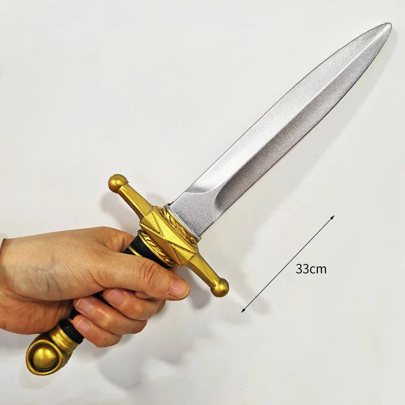 Medieval Sword Cosplay Prop Geralt Short Blades for Role-Playing and Hunting
