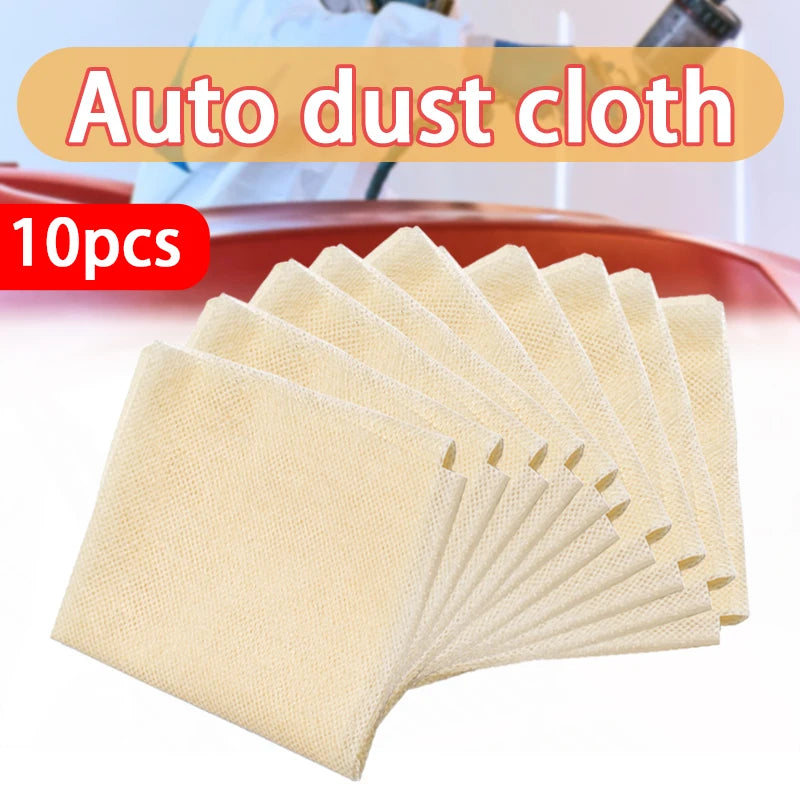 10 Pack Automotive Paint Dust Cloths 35x22cm Sticky Tack Cloths for Auto Body Shop
