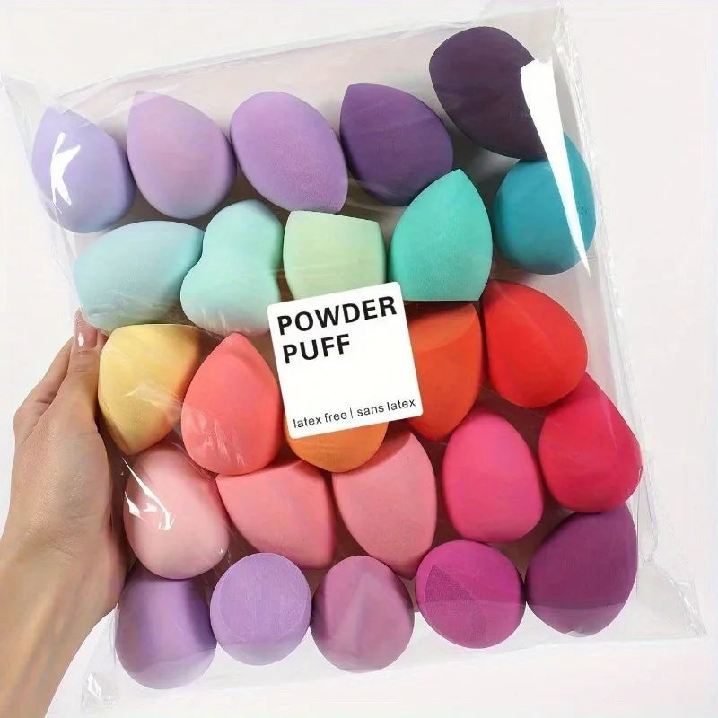 Latex-Free Fragrance-Free Makeup Sponge Set for All Skin Types - 7/18PCS