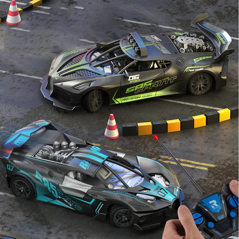 High-Speed Remote Control Drift Car Toy - 1:18 Scale, Indoor & Outdoor Fun