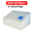 Reusable Vacuum Storage Bags for Clothes and Bedding Space Saving Travel Container