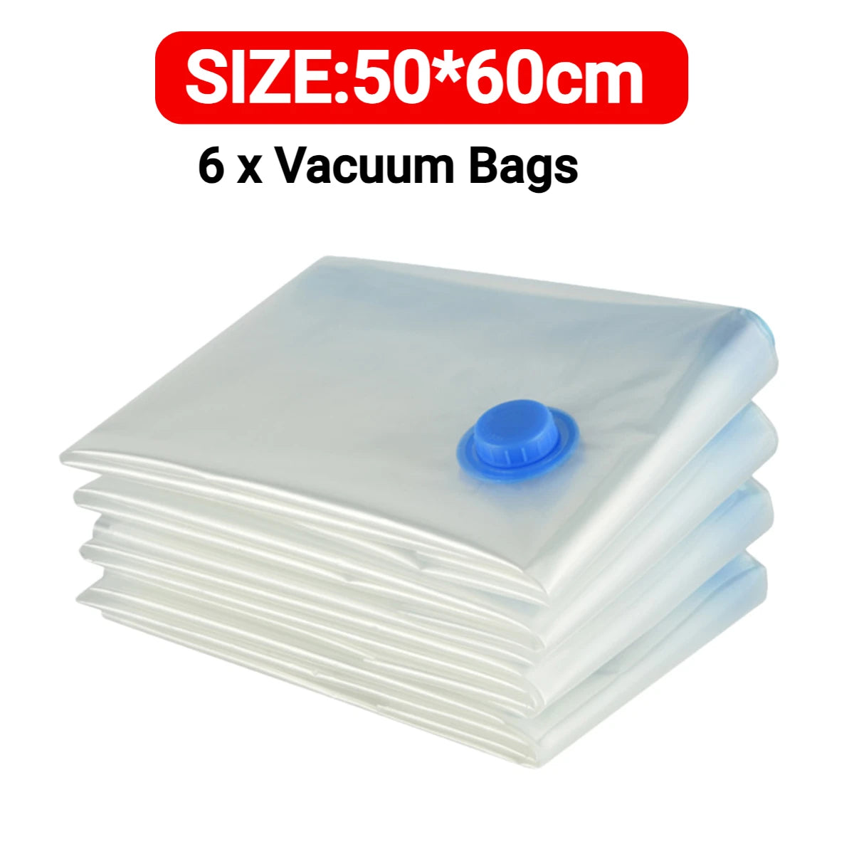 Reusable Vacuum Storage Bags for Clothes and Bedding Space Saving Travel Container