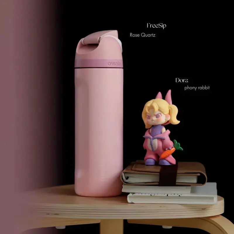 Insulated Stainless Steel Water Bottle with Straw - BPA-Free Sports Hydration Bottle