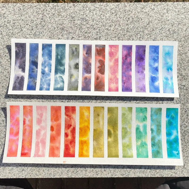 Watercolor Pigment Set - Professional Artist Supplies for Beginners and Experts