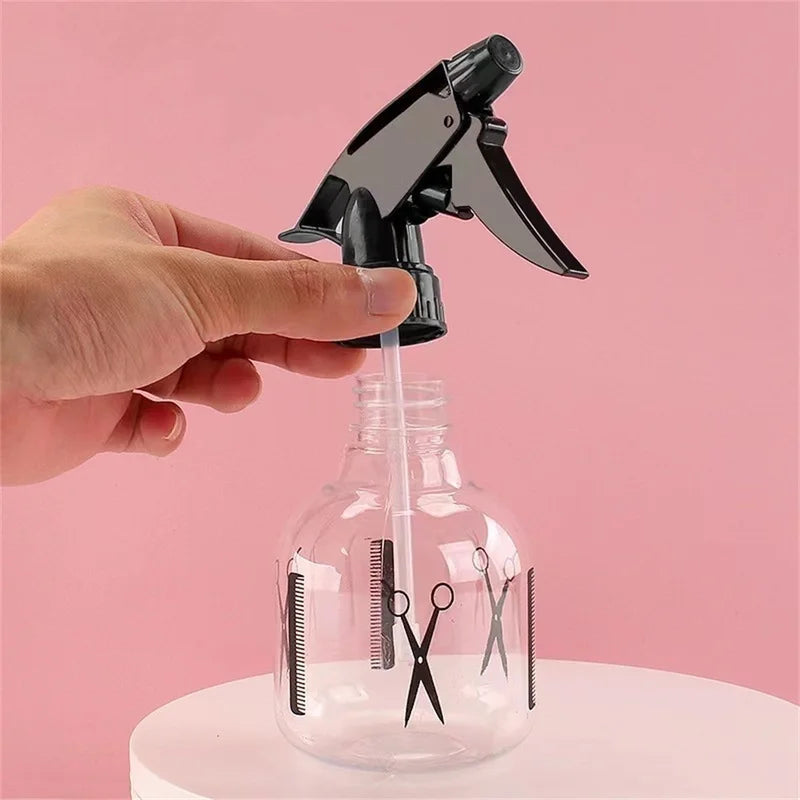 Hairdressing Spray Bottle 250ml Transparent Water Mist For Salon & Hair Care