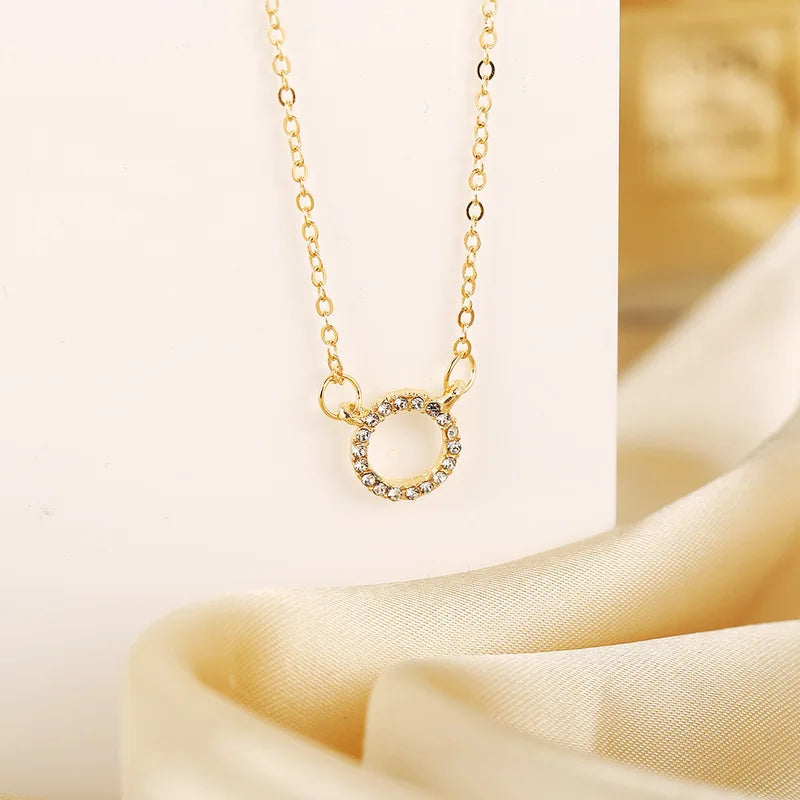 Elegant Geometric Zircon Pendant Necklace for Women – Party Jewelry Gift
