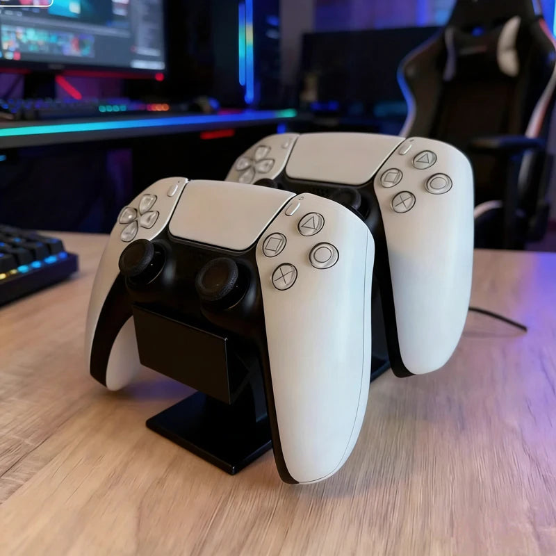 Game Controller & Headphone Desktop Storage Rack for PS5 & Xbox