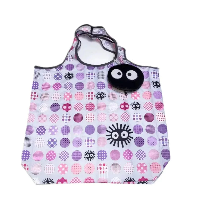 Large Capacity Foldable Reusable Nylon Shopping Bag Eco Friendly & Portable
