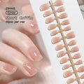30Pcs Nude Color Fake Nail Sets - Press On Full Cover Nail Tips for Manicure