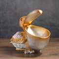 European-Style Pelican Animal Ornament with Key Storage for Liquor, Living & Shoe Cabinets