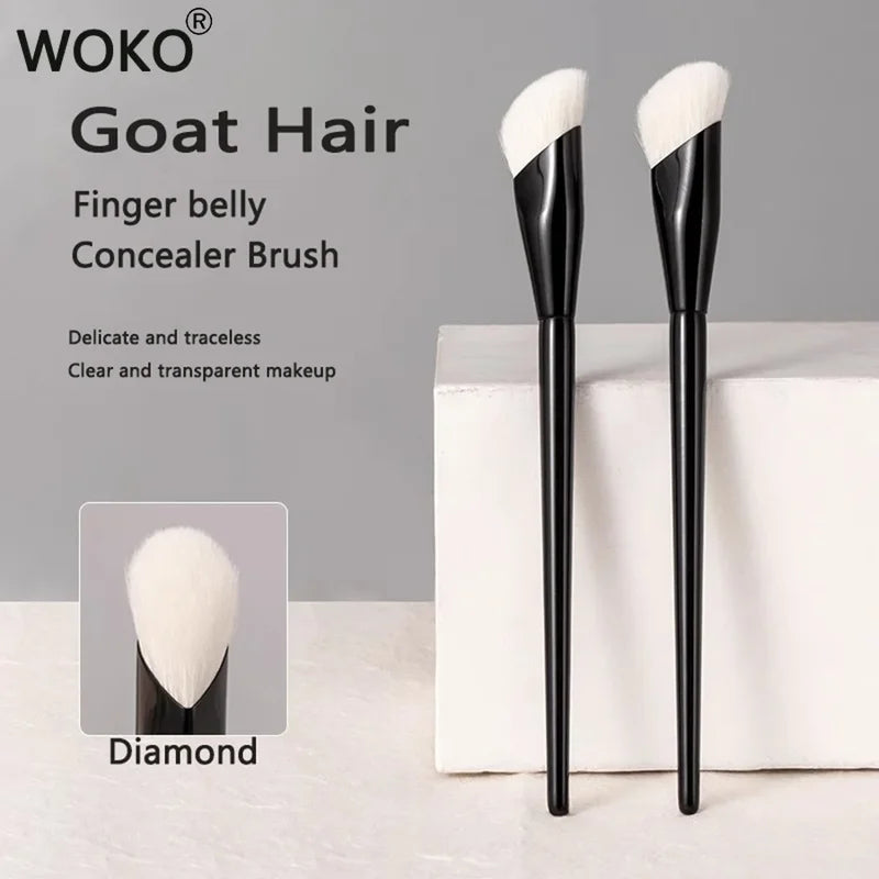 Concealer Makeup Brush Goat Hair Diamond-Shaped Eye Covering Tool