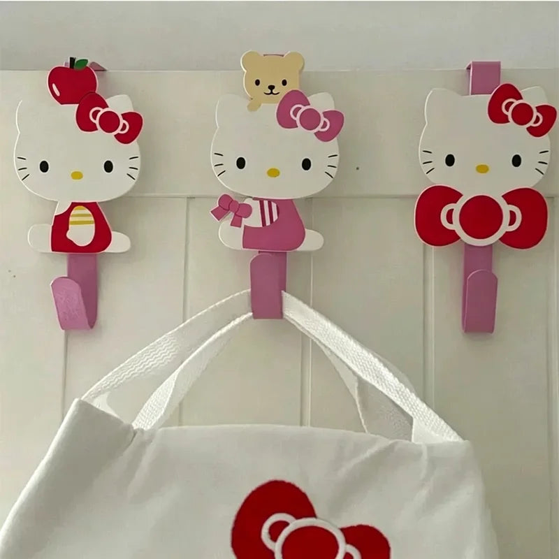 Over-the-Door Hook No Drill Hanging Hanger Heavy Load Organizer Cartoon Design
