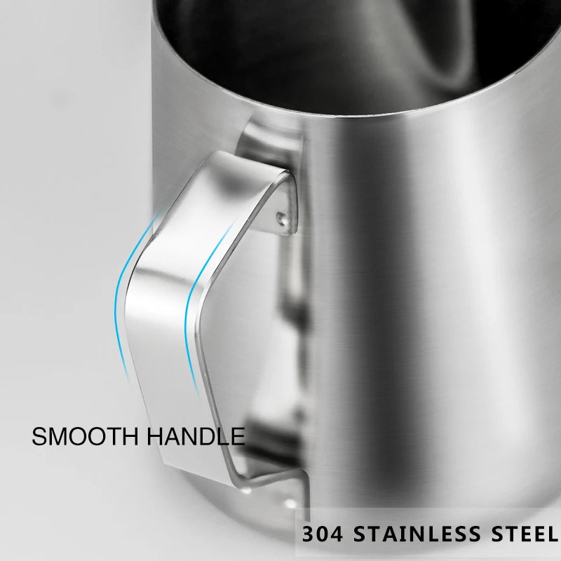Stainless Steel Milk Frother Jug 100ML 350ML 600ML for Coffee & Espresso Barista