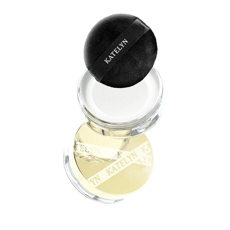 Long Lasting Waterproof Loose Face Powder for Oil Control & Brightening - Natural Finish