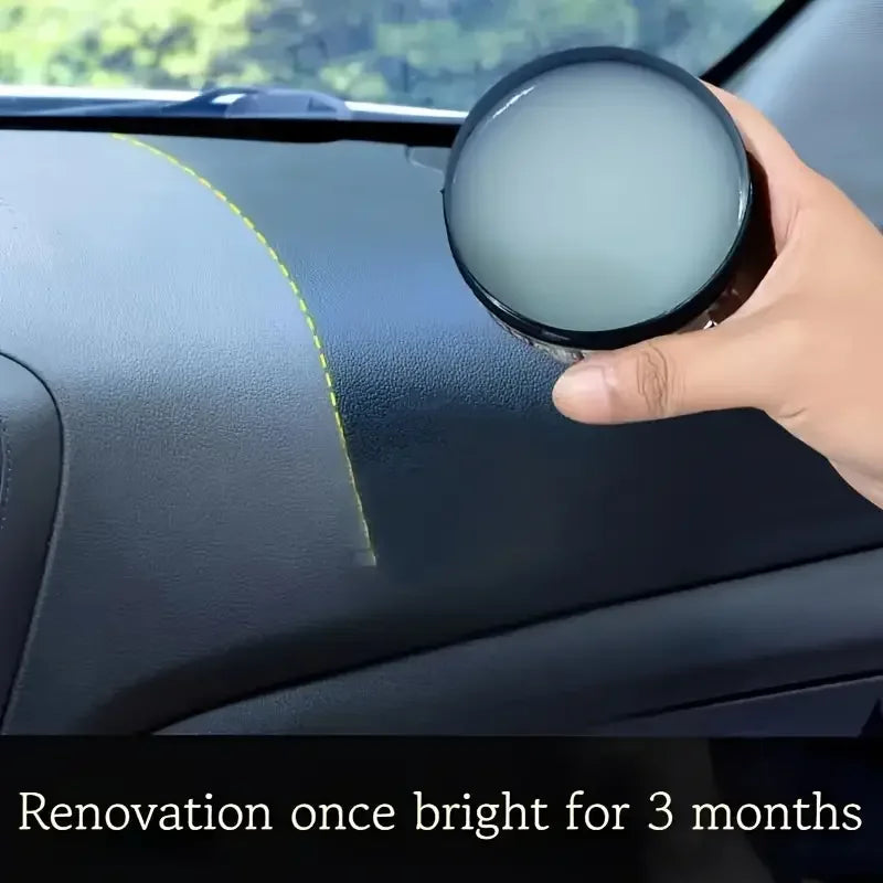 Car Interior Maintenance Wax for Dashboard, Leather, Tires & Sofa Care