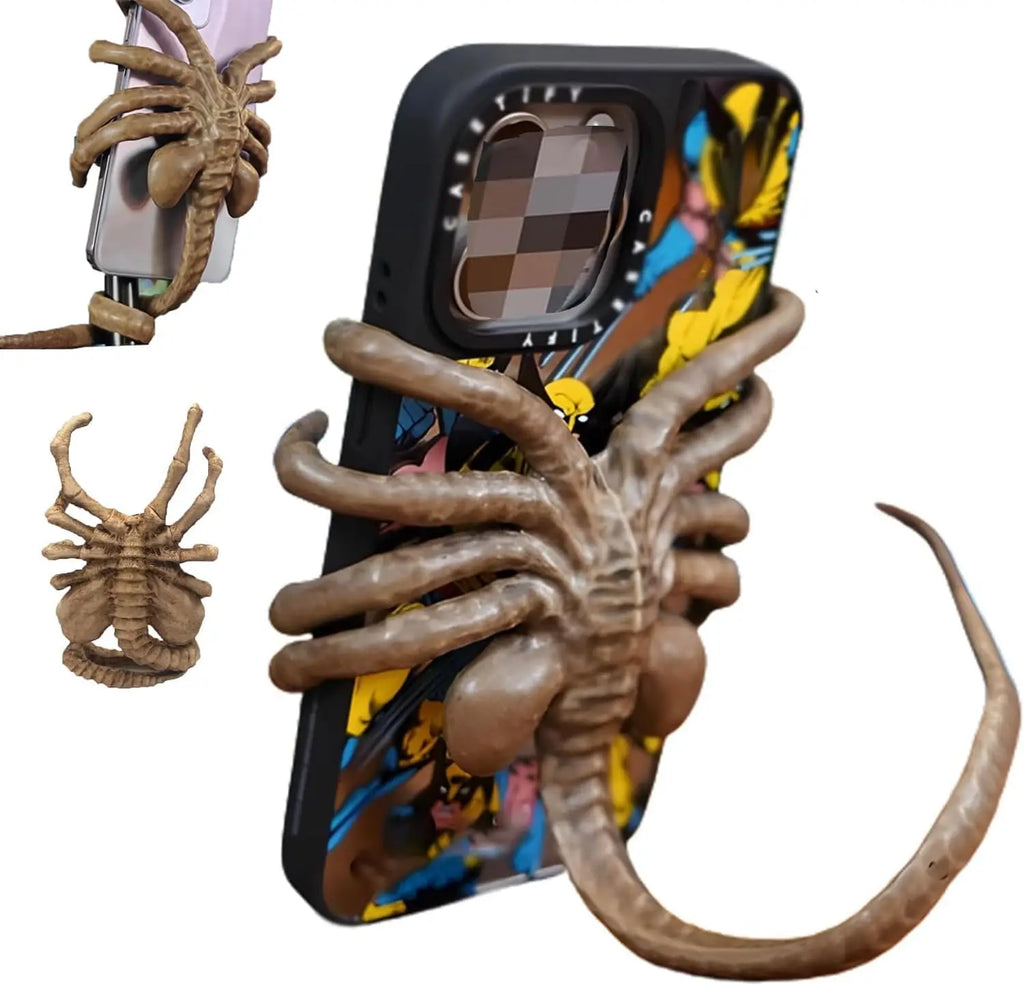 Horror Facehugger Phone Holder - Sci-Fi Movie Atmosphere Car Mount