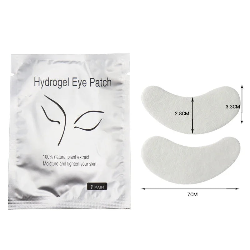 Eyelash Under Eye Patches 200 Pairs Hydrogel Eye Mask Gasket Makeup Tools