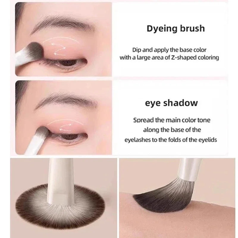 Eye Makeup Brush Set - 5/8/10 Pcs Ultra Soft Eyeshadow & Eyeliner Brushes