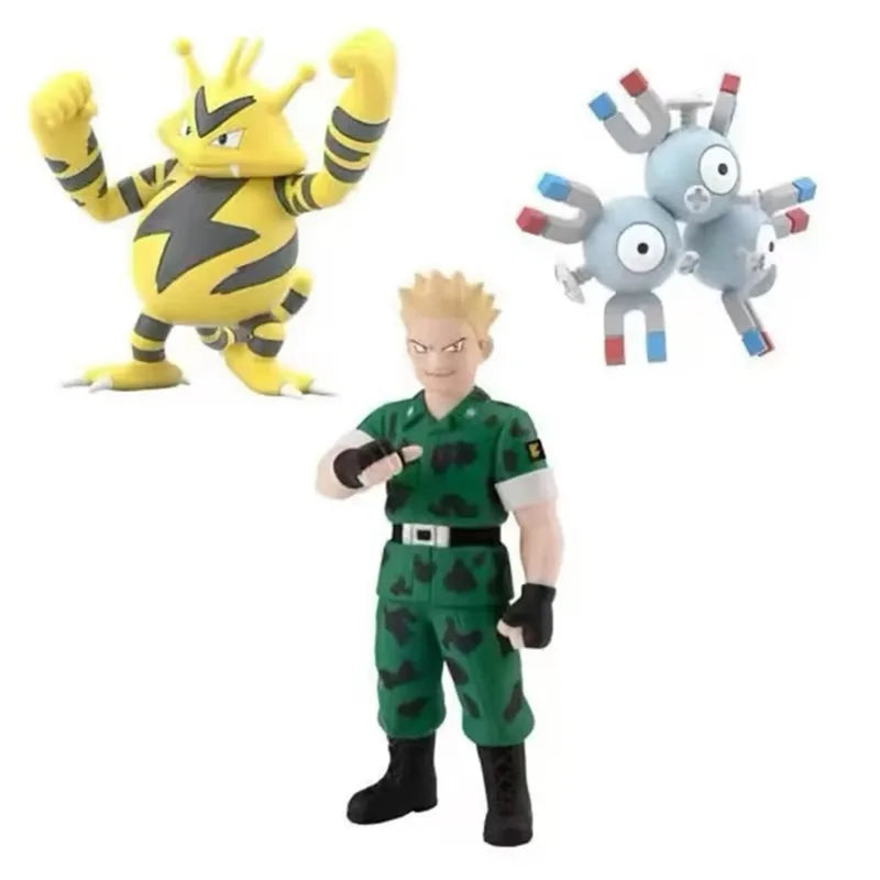 Anime Pokémon Action Figures Collection - Scale Model Toy Set for Collectors