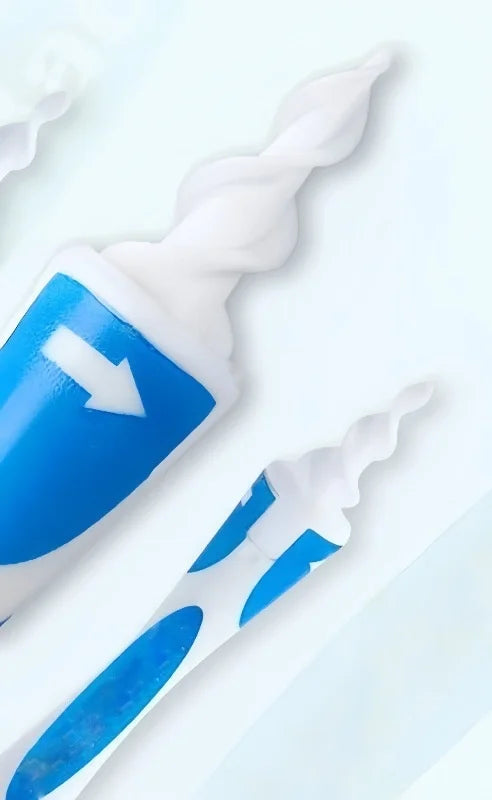 Blue Silicone Spiral Ear Wax Remover Tool with Reusable Tips - Washable & Safe