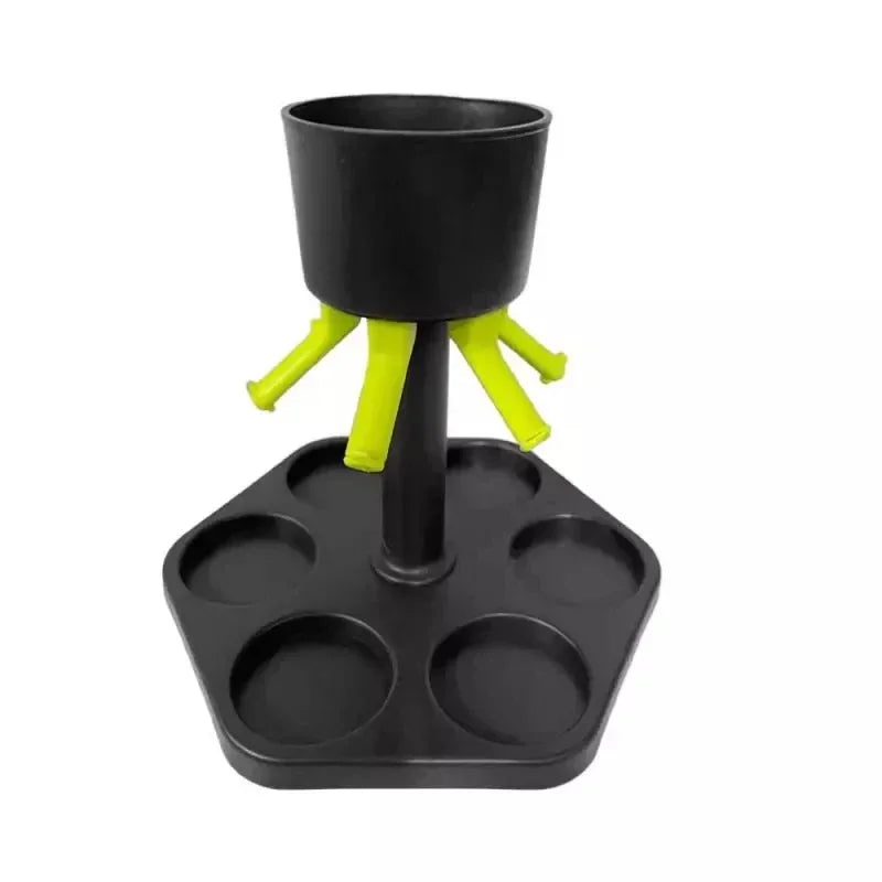 6 Shot Glass Dispenser for Liquor and Party Games - Bar Accessories