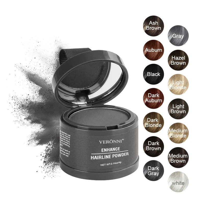 Hairline Shadow Powder for Concealing Hair Roots Waterproof Hair Filler & Cover