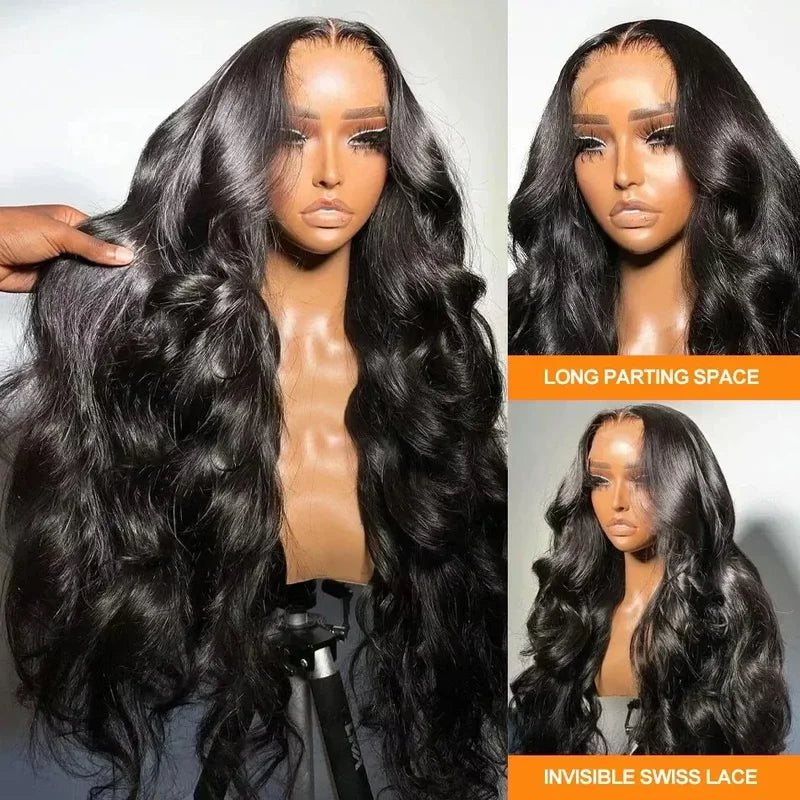 Human Hair Lace Front Wigs 13x4 13x6 Body Wave HD Lace Frontal 40-44 Inch