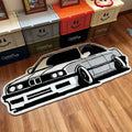 Kids Car Themed Rug - Soft Plush Floor Mat for Boys Room, Playroom, Bedroom Decor