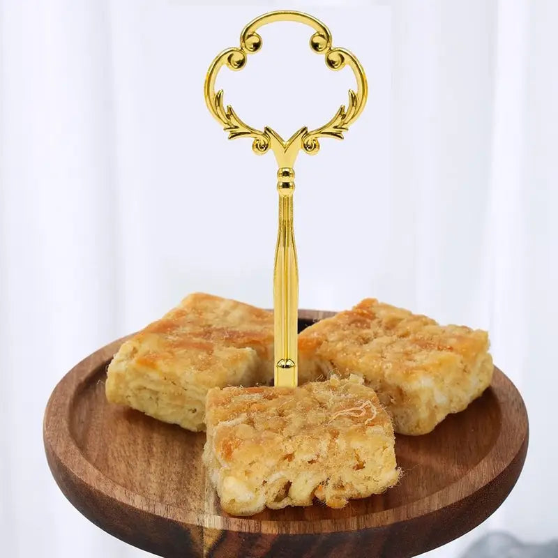 2/3 Tier Cake Plate Stand Handle Hardware Set for Wedding Party Cake Display