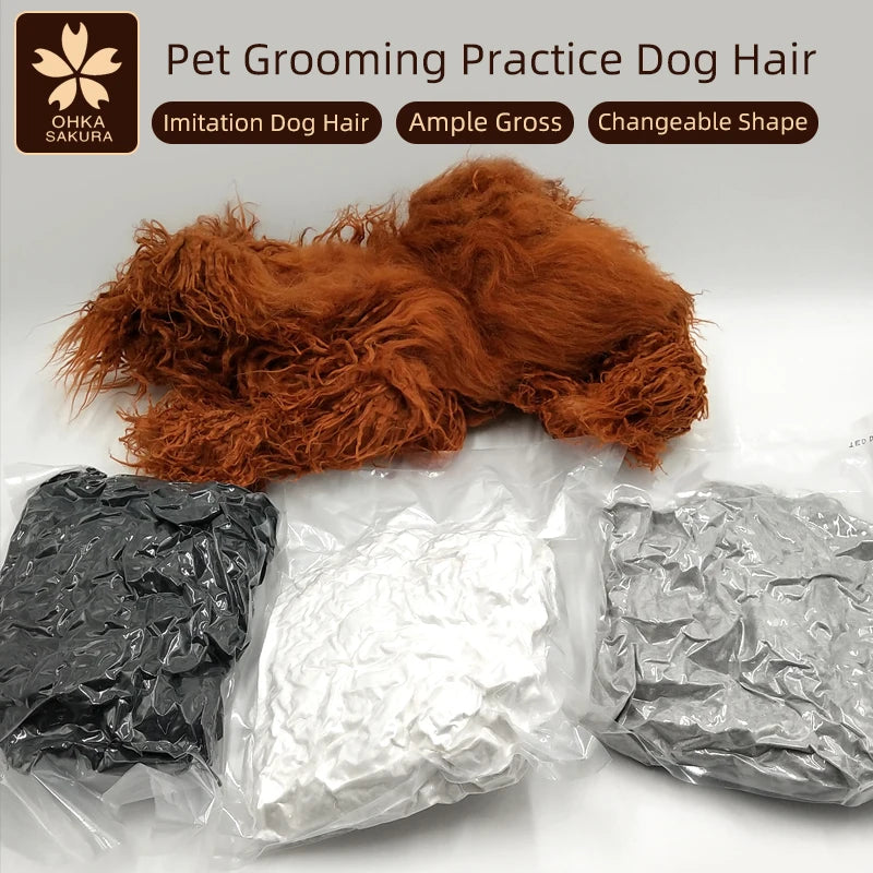 Fake Pet Hair for Dog Practice - Standard Poodle Whole Body Hair Simulation