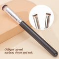 Precision Concealer Brush for Dark Circles & Tear Troughs - Dense Flat Head Makeup Tool