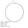 Luxury Crystal Necklace for Women - Gold Plated Stainless Steel Jewelry Gift