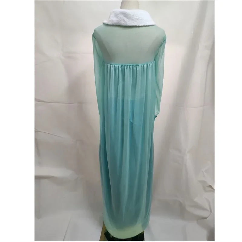Kids Halloween Carnival Princess Costume Elsa Anna Fancy Dress for Girls