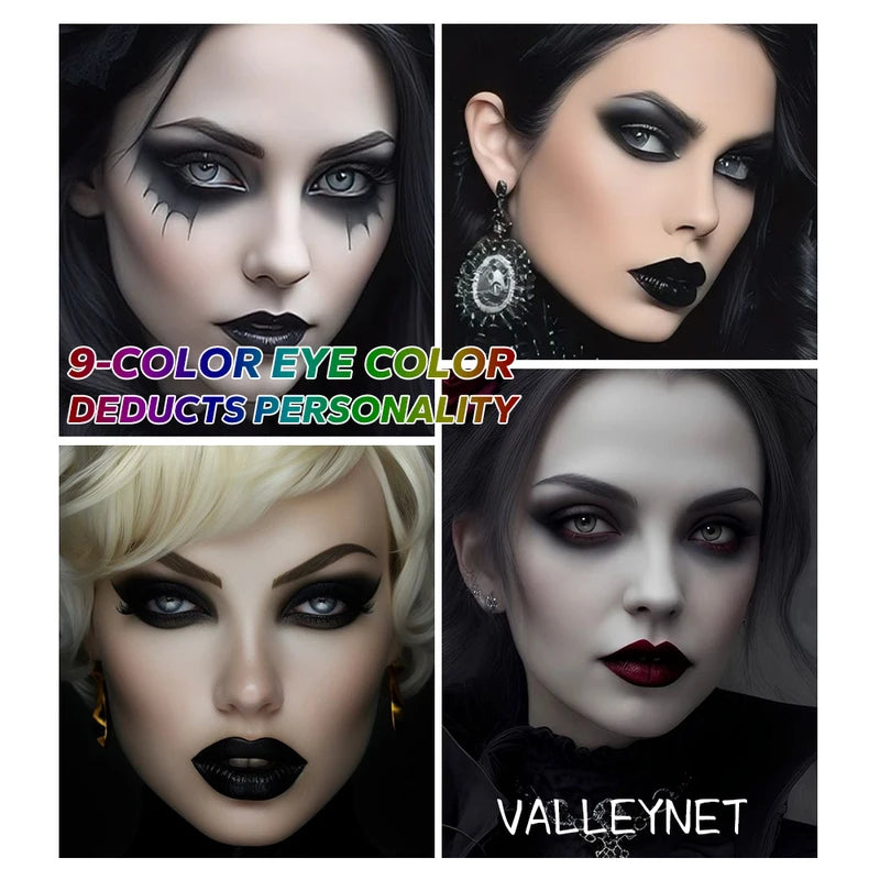 9 Color Waterproof Eyeshadow Palette - Matte & Shiny Smoky Eye Makeup