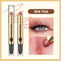 Double-Ended Eyeshadow Stick - Waterproof, Long-Lasting Matte & Glitter Shades