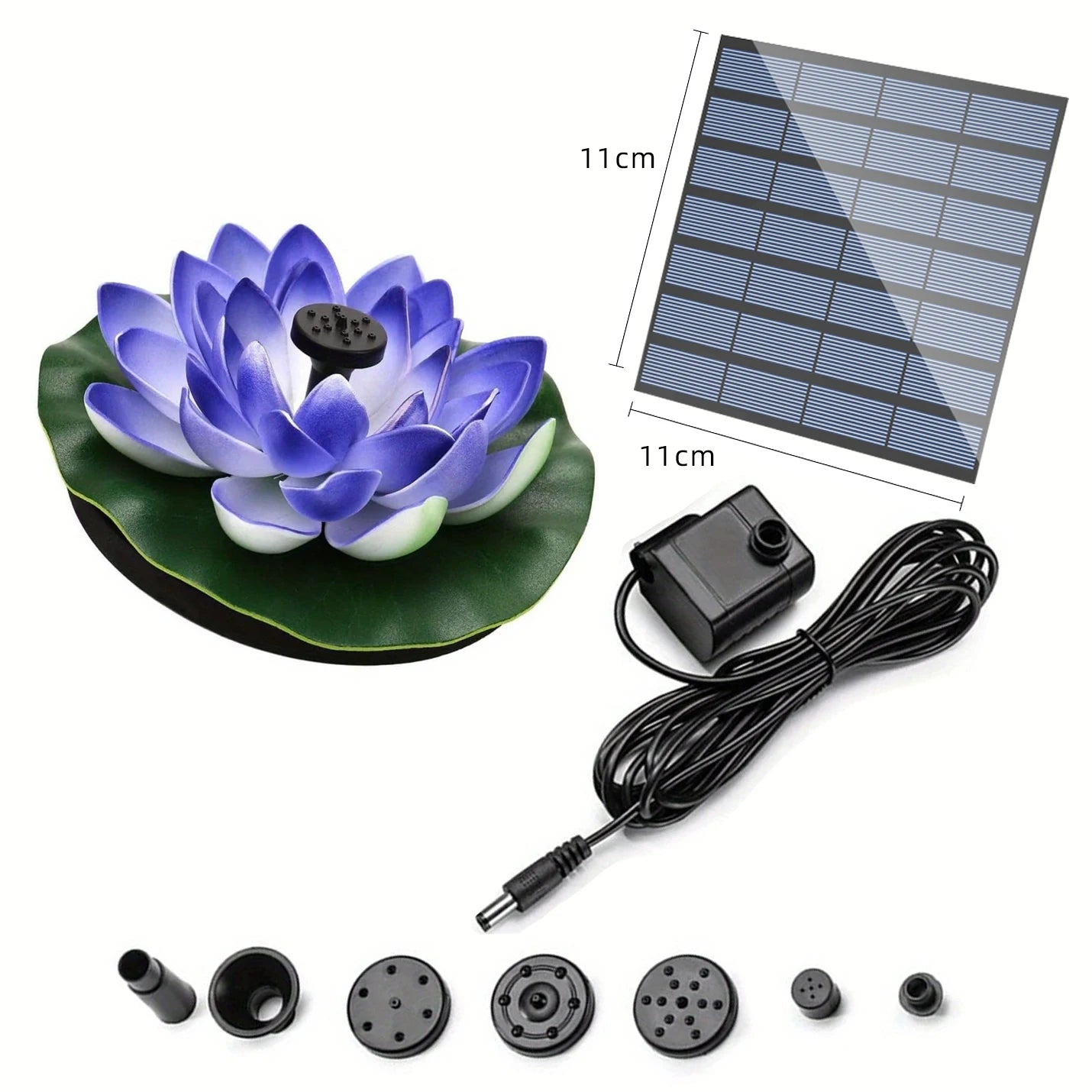 Solar Water Fountain Pump Kit for Garden Pond Patio Outdoor Decor