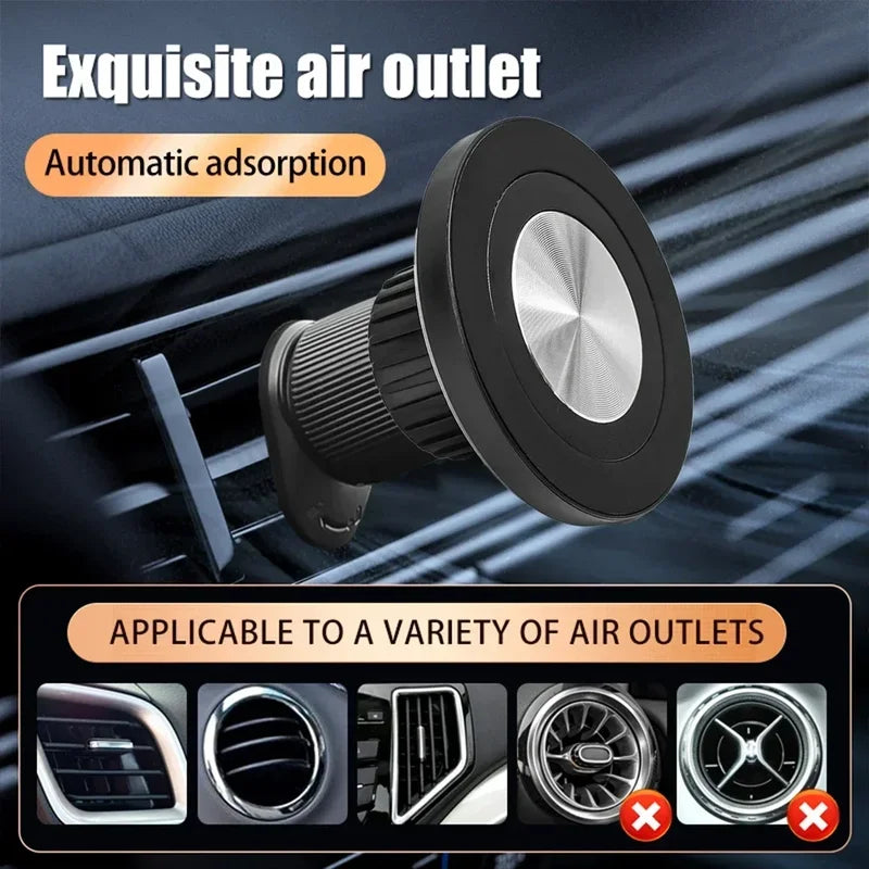 Universal 17mm Magnetic Ball Head Base for MagSafe Car Mounts and Phone Holders