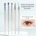5Pcs Eyeliner Brush Set - Fine Angled Makeup Brushes for Eye Definition