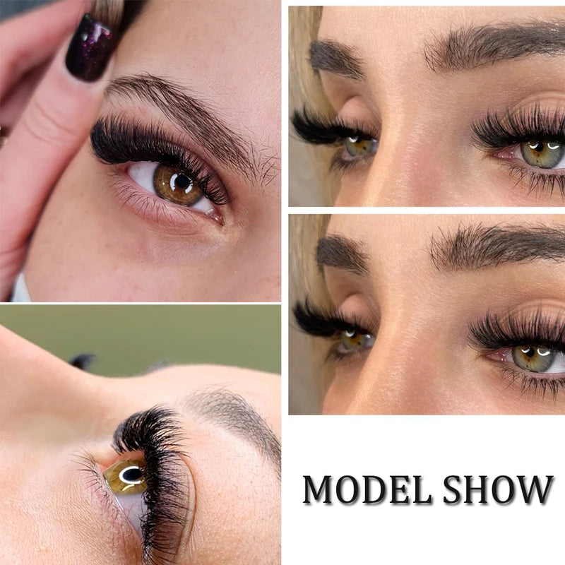 Easy Fanning Flowering Volume Faux Mink Eyelashes - Natural Long Lash Extensions