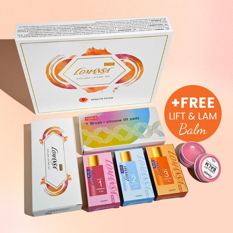 Lash Lift Eyelash Perming Kit with 8-12 Minutes Instant Curling & Lasts 6-8 Weeks