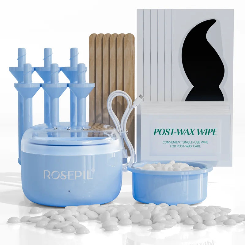 Mini Portable Wax Warmer Kit for Facial and Small Area Hair Removal